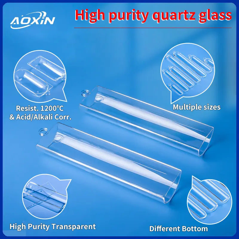 Nacelles en Quartz pour Traitement Haute Température