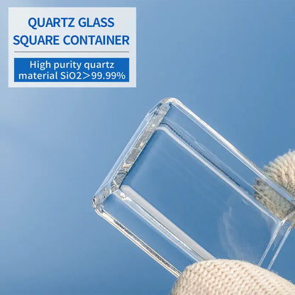 High-Precision Quartz Square Tank for Professional Applications