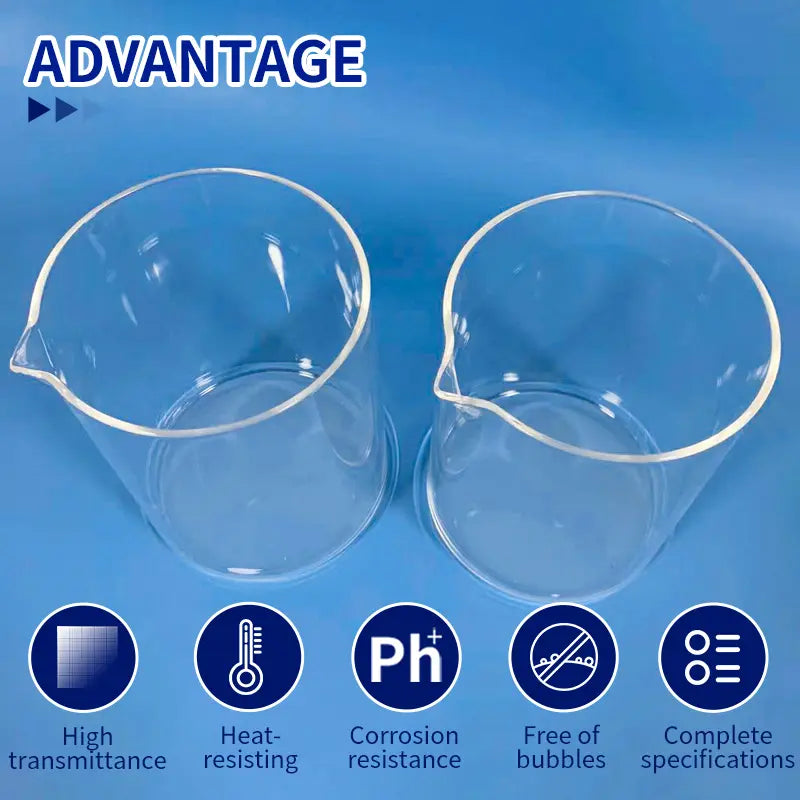 Premium Quartz Beakers for Advanced Laboratory Applications