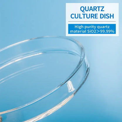 High-Purity Quartz Glass Petri Dishes