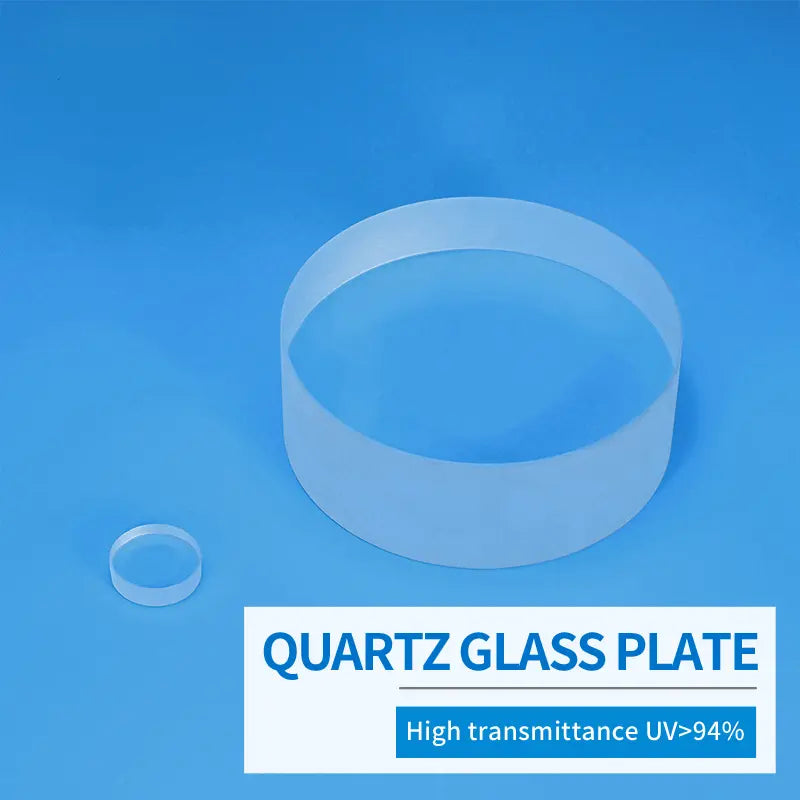 Customized Quartz Discs - Ground, Polished, and Clear Options Available