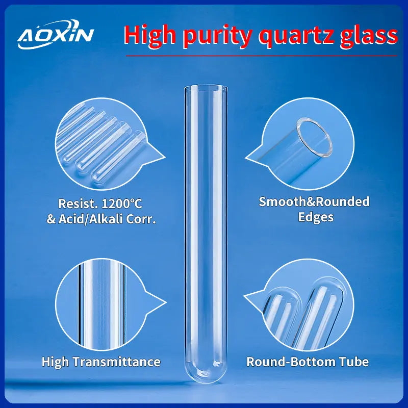 Tubes à Essai Quartz Pro | Labo Avancé