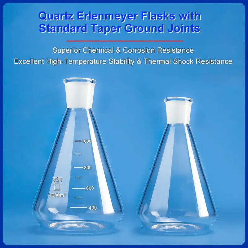 Fioles Erlenmeyer Quartz | Haute Pureté