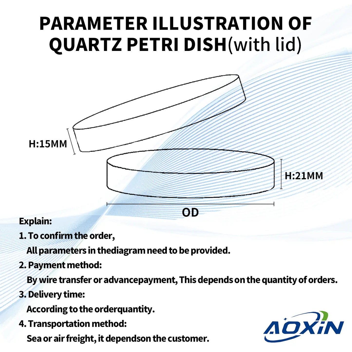 High-Purity Quartz Glass Petri Dishes