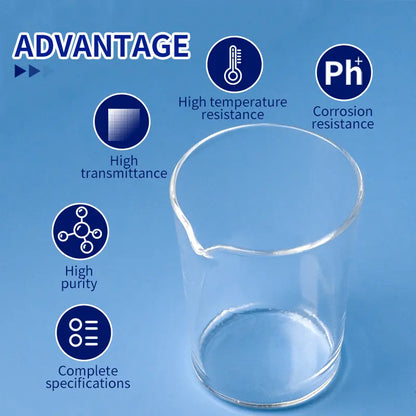 Premium Quartz Beakers for Advanced Laboratory Applications