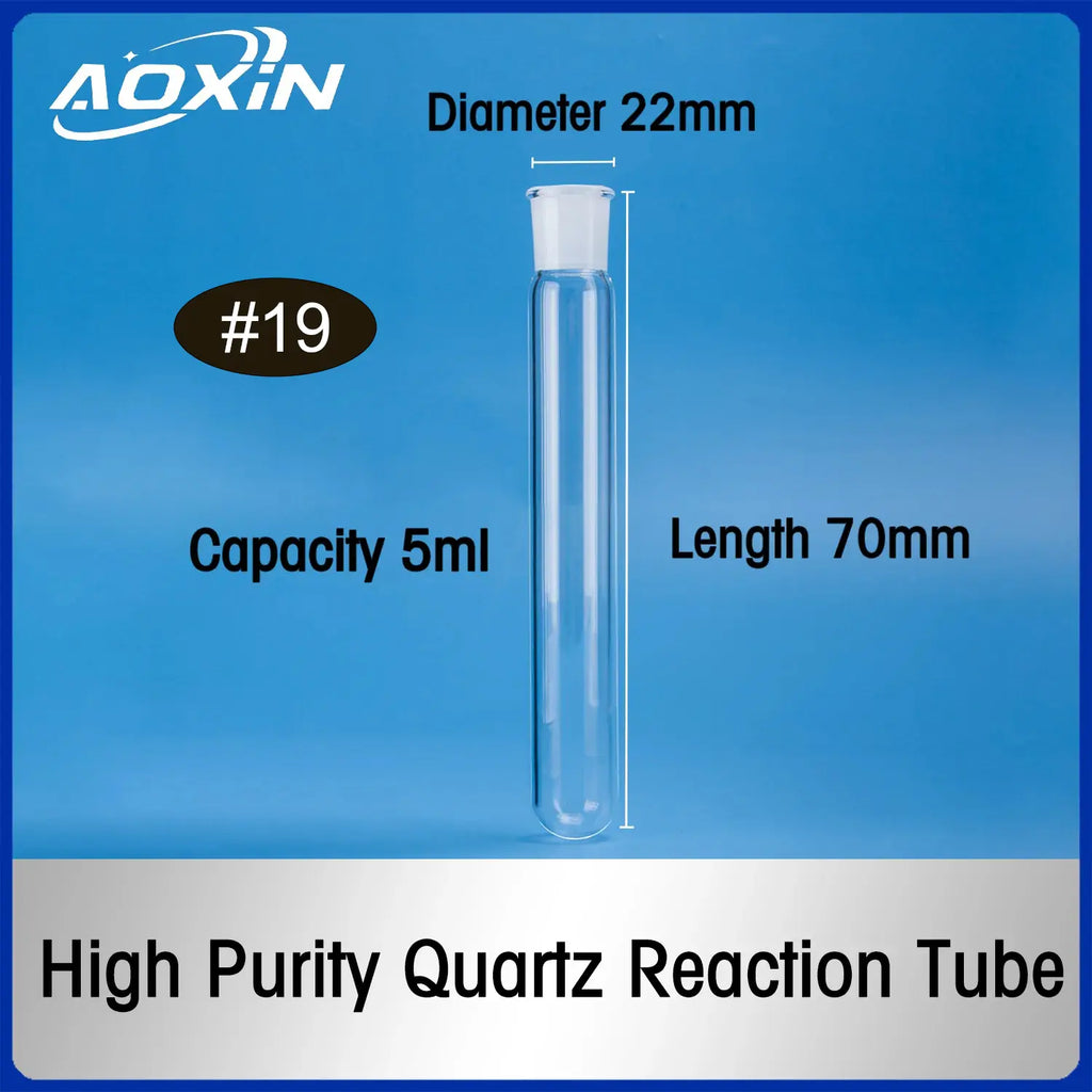 5 ml-Diameter 22mm x Length 70mm-Quartz reaction tube #19