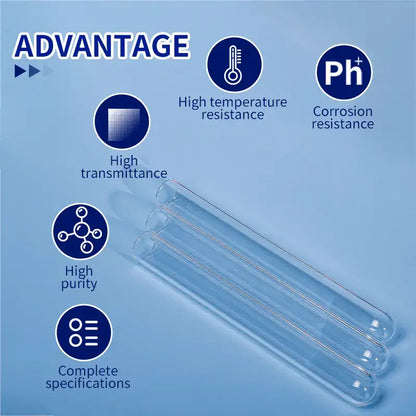 Professional Quartz Test Tubes for Advanced Laboratory Applications