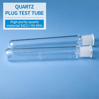 Professional Quartz Glass Test Tubes with Stopper