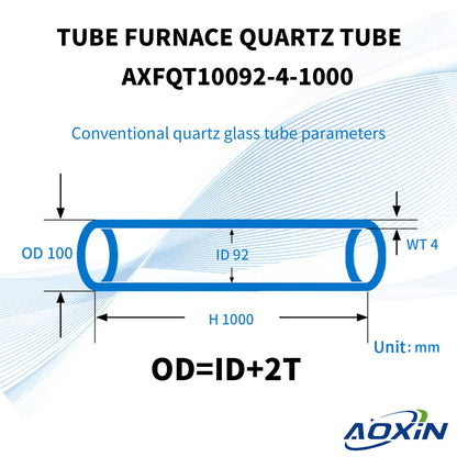 Quartz Tube for Tube Furnace Applications