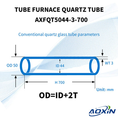 Quartz Tube for Tube Furnace Applications