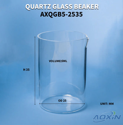 Premium Quartz Beakers for Advanced Laboratory Applications