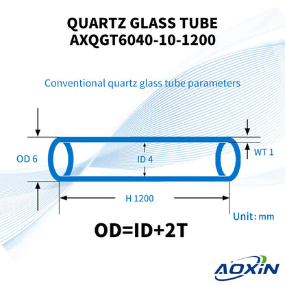 High-Purity Quartz Glass Tube (1-10mm)