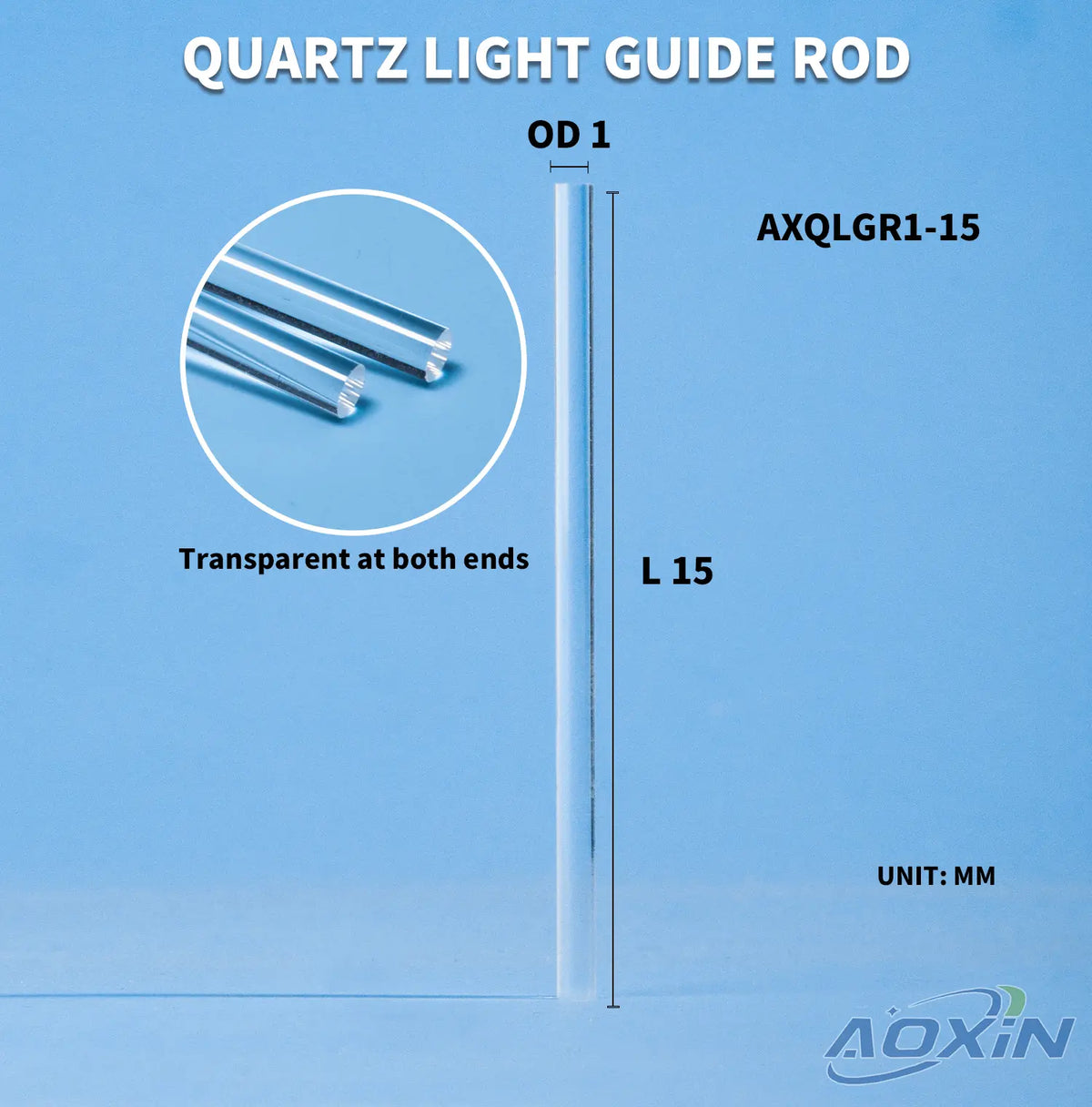 Light Guide Rods Quartz Light Guide Rods | Optical Grade, Custom & High Purity – Aoxin ...