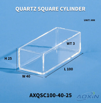 High-Precision Quartz Square Tank for Professional Applications