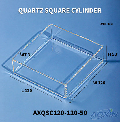 High-Precision Quartz Square Tank for Professional Applications