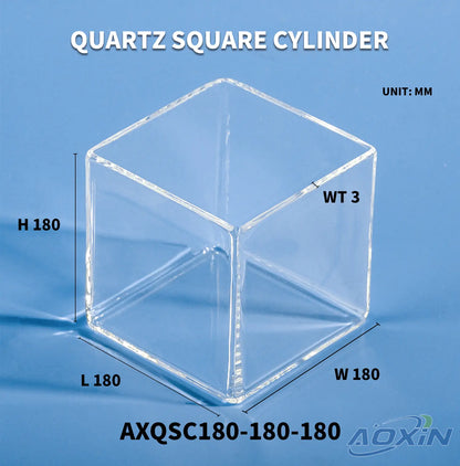 High-Precision Quartz Square Tank for Professional Applications