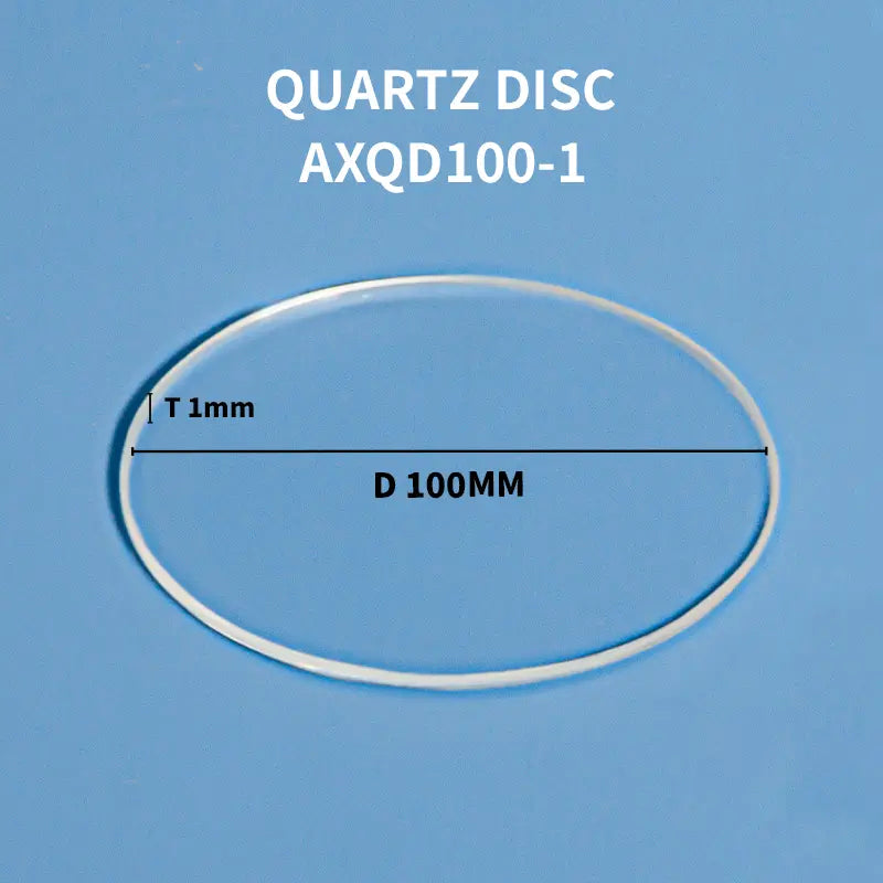 Diameter 100mm x Thickness 1mm-Quartz disc