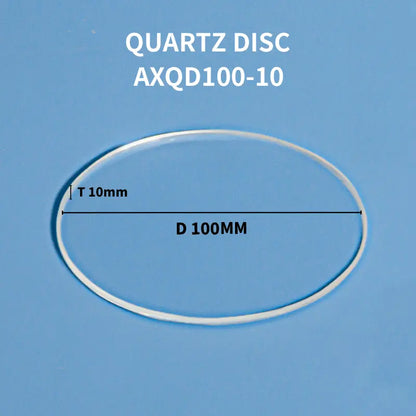 Customized Quartz Discs - Ground, Polished, and Clear Options Available