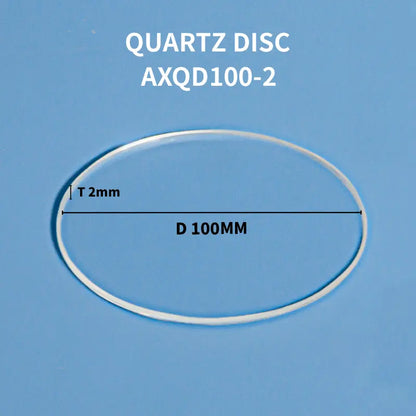 Customized Quartz Discs - Ground, Polished, and Clear Options Available