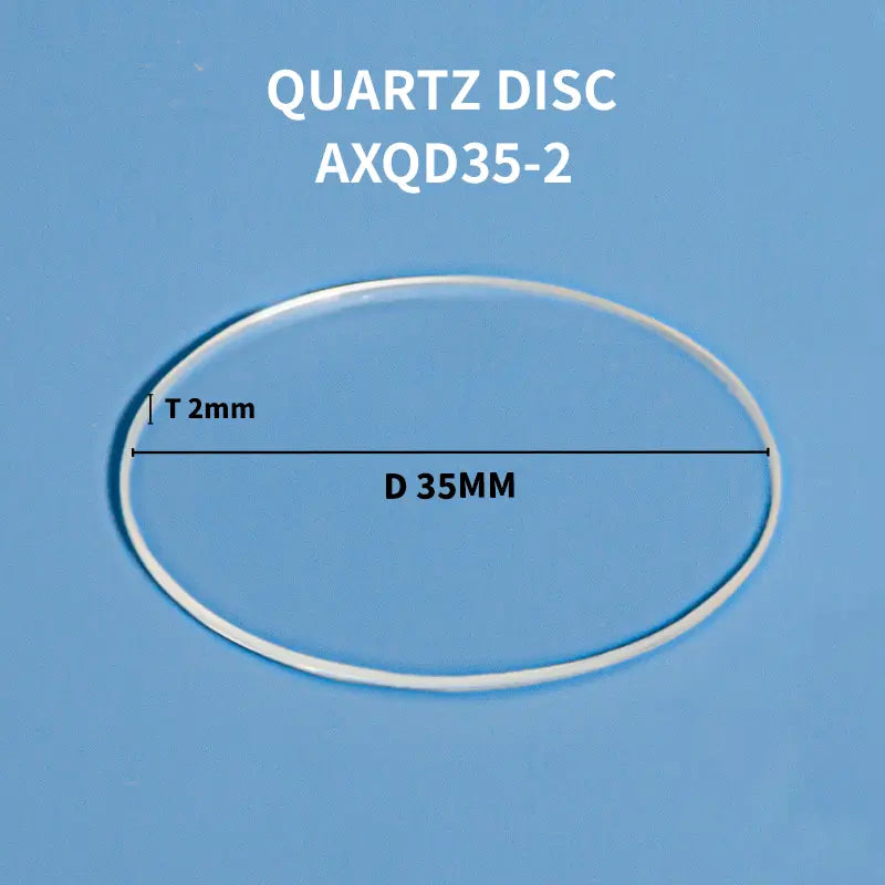 Diameter 35mm x Thickness 2mm-Quartz disc