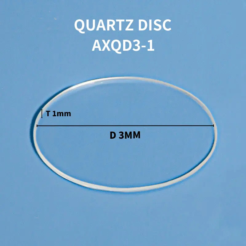 Diameter 3mm x Thickness 1mm-Quartz disc