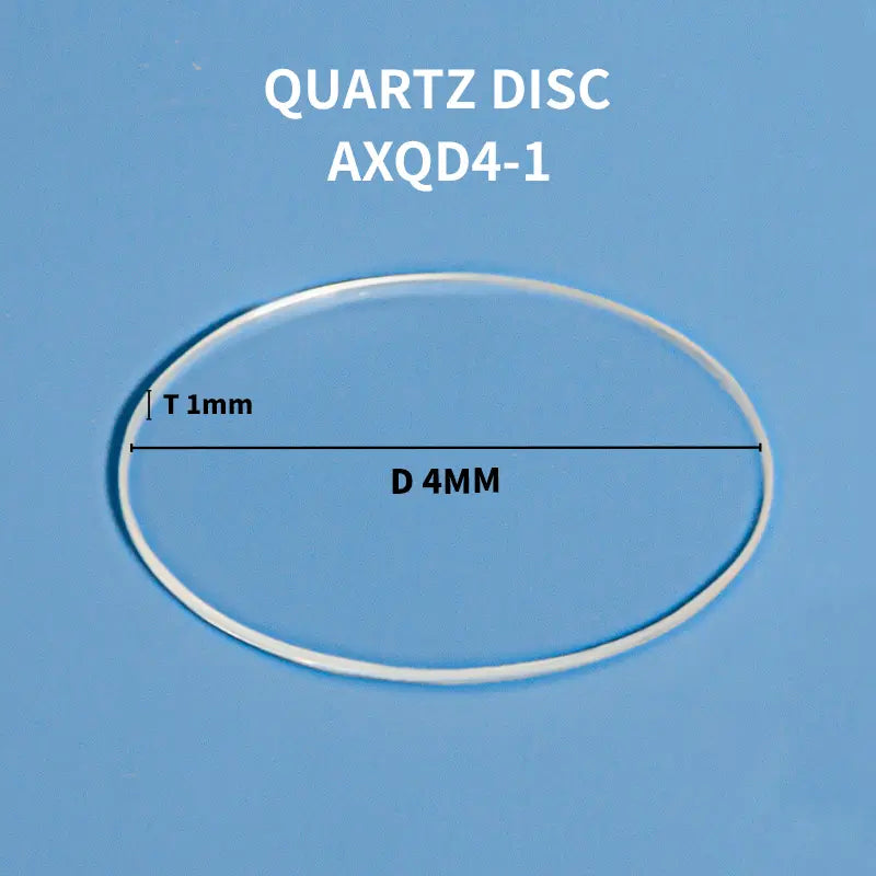 Diameter 4mm x Thickness 1mm-Quartz disc
