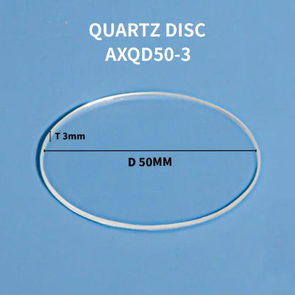 Customized Quartz Discs - Ground, Polished, and Clear Options Available