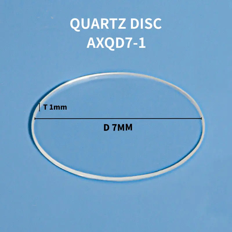 Diameter 7mm x Thickness 1mm-Quartz disc