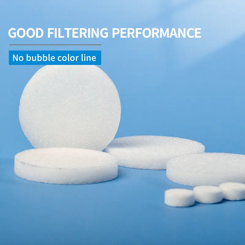 Google image search results for "Quartz Frits" showing various sizes and shapes of white porous quartz filter discs.