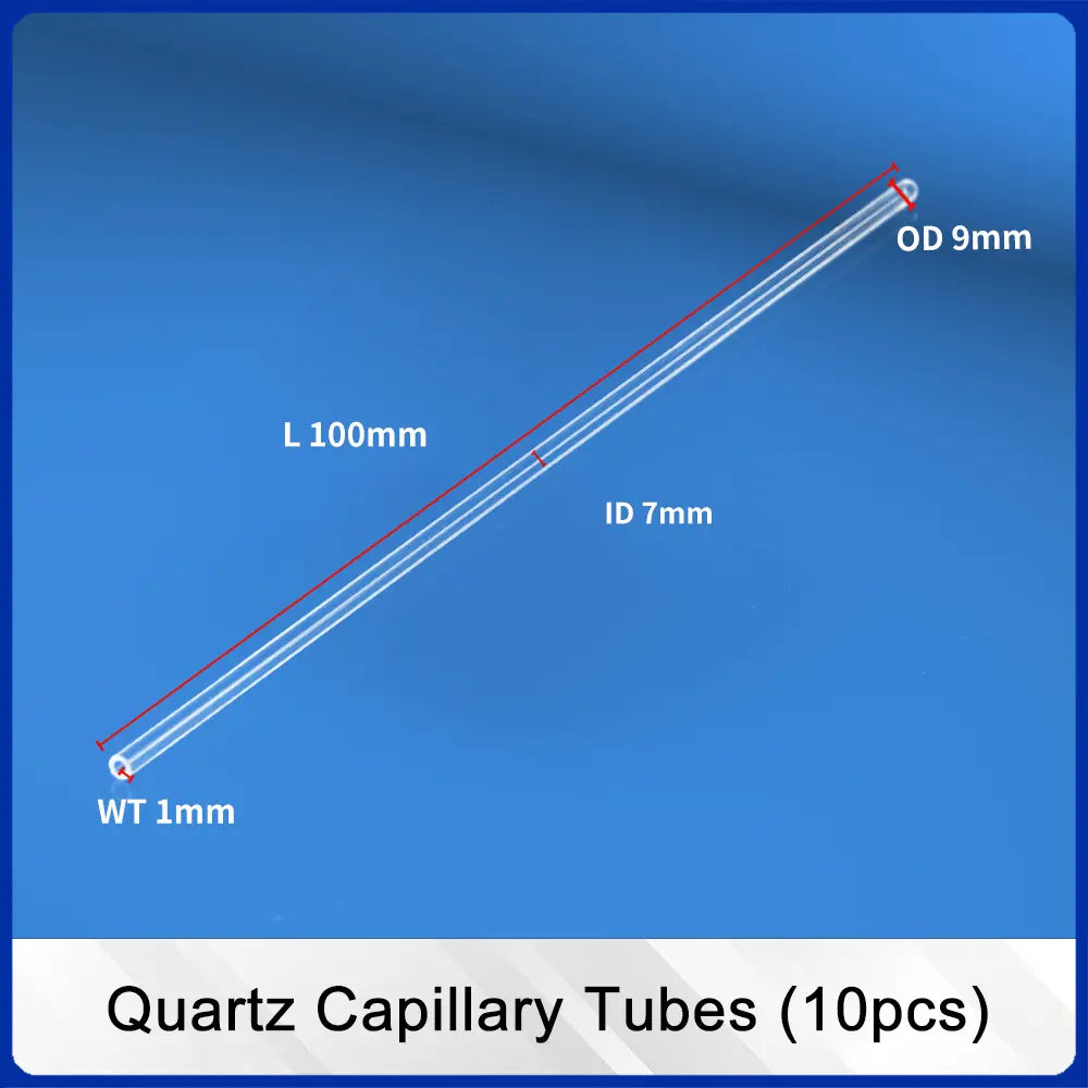 OD 9mm x ID 7mm x L 100mm-Quartz Capillary Tubes