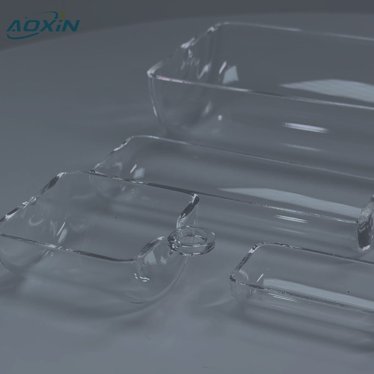 Custom High Purity Quartz Boat for Tube Furnaces - 1200°C Resistant ...